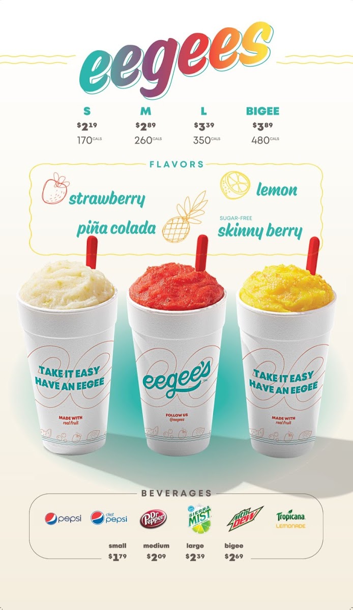 eegee's Menu - Image 3