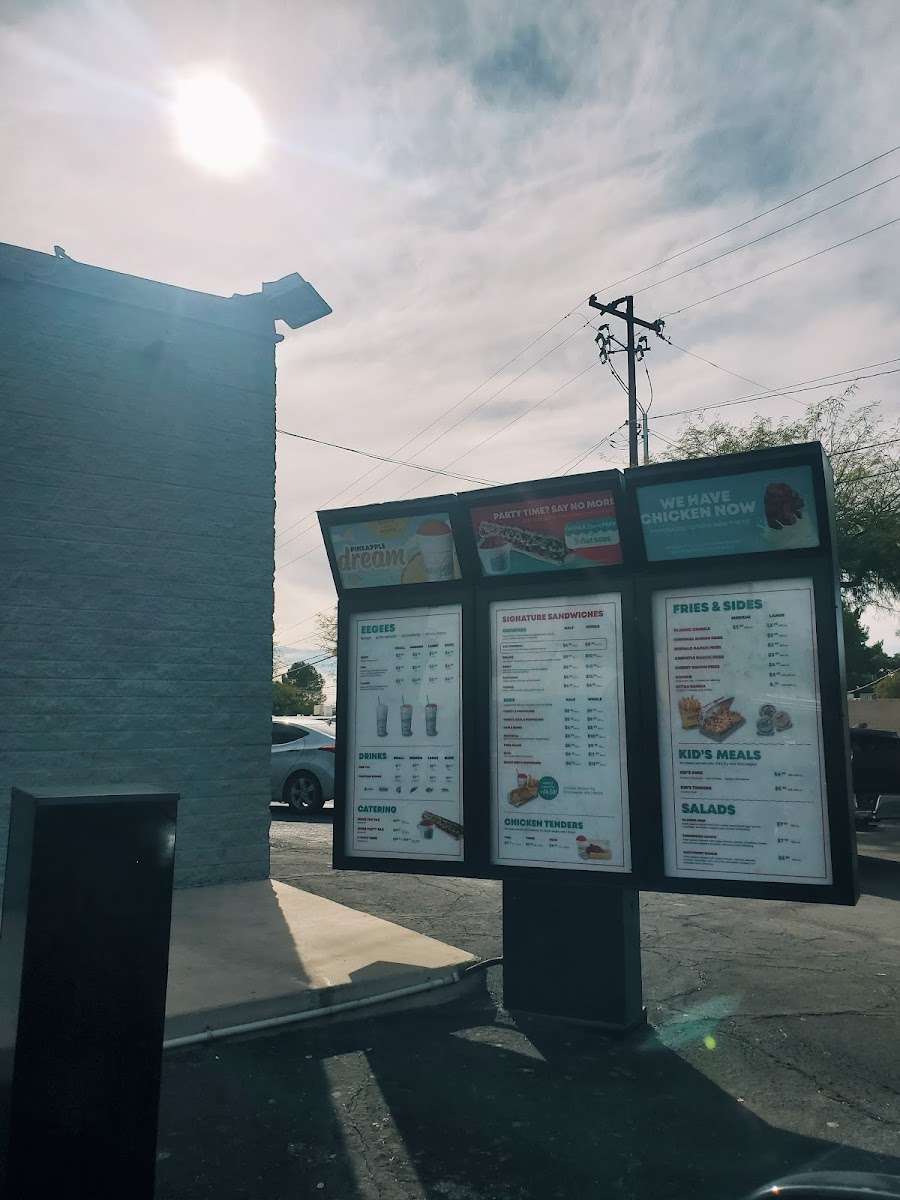 eegee's Menu - Image 5